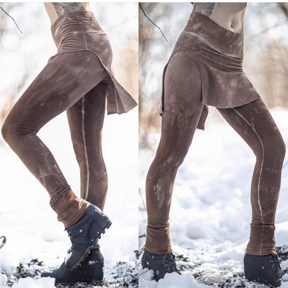Limited Edition Crossfox Loincloth Dip Dye Tan Legging